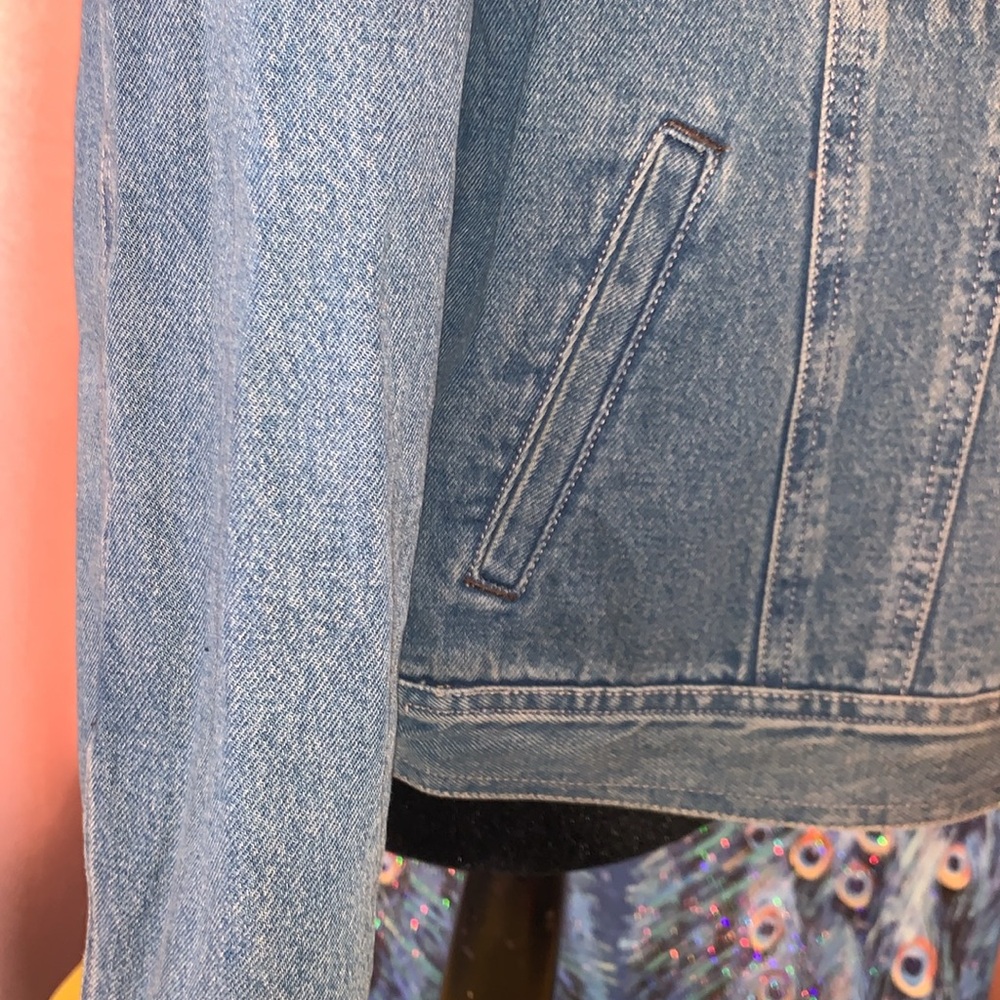 J. Jill Denim Out of the Blue Size PM Jean Jacket - Picture 6 of 12